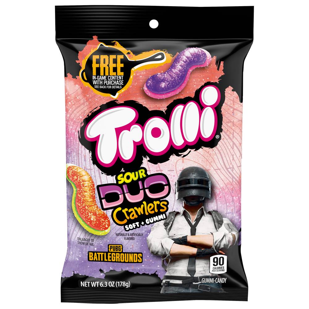 Trolli Sour Duo Crawlers Gummi Candy (6.3 oz)