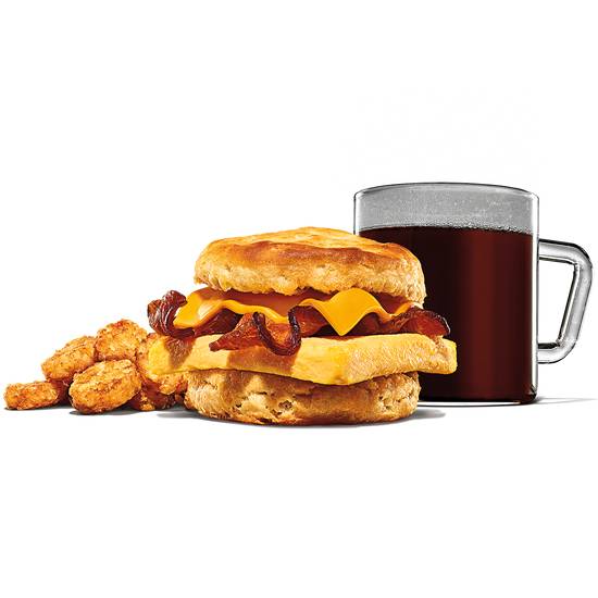 Order Bacon, Egg & Cheese Biscuit Meal food online from Burger King store, Wasilla on bringmethat.com
