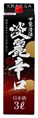 355413：Kprice 甲斐の清酒 淡麗辛口 3Lパック / Kprice, Kai, Clear and Dry Sake, 3L Pack