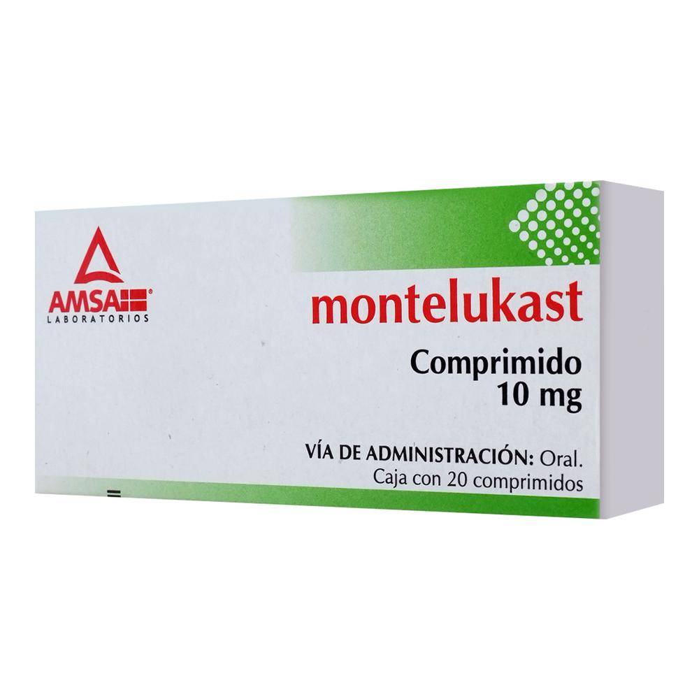 AMSA · Montelukast comprimidos 10 mg (20 un)