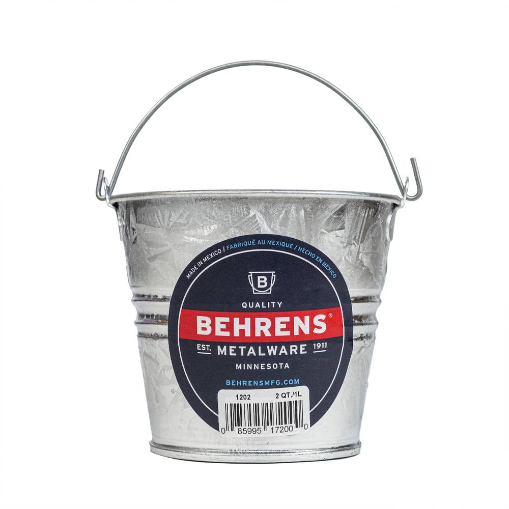 Behrens Metalware Classics 2-Quart Bpa-free Metal General Bucket | 1202