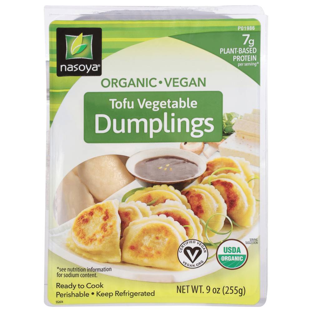 Nasoya Dumplings Organic Tofu Vegetable