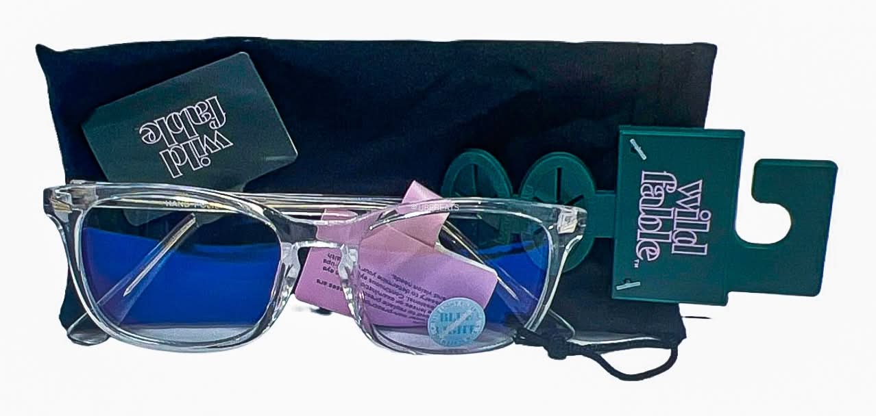 Wild Fable Crystal Rectangle Blue Light Filtering Eye Glasses, Women