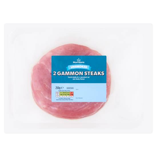 Morrisons Unsmoked Gammon Steaks