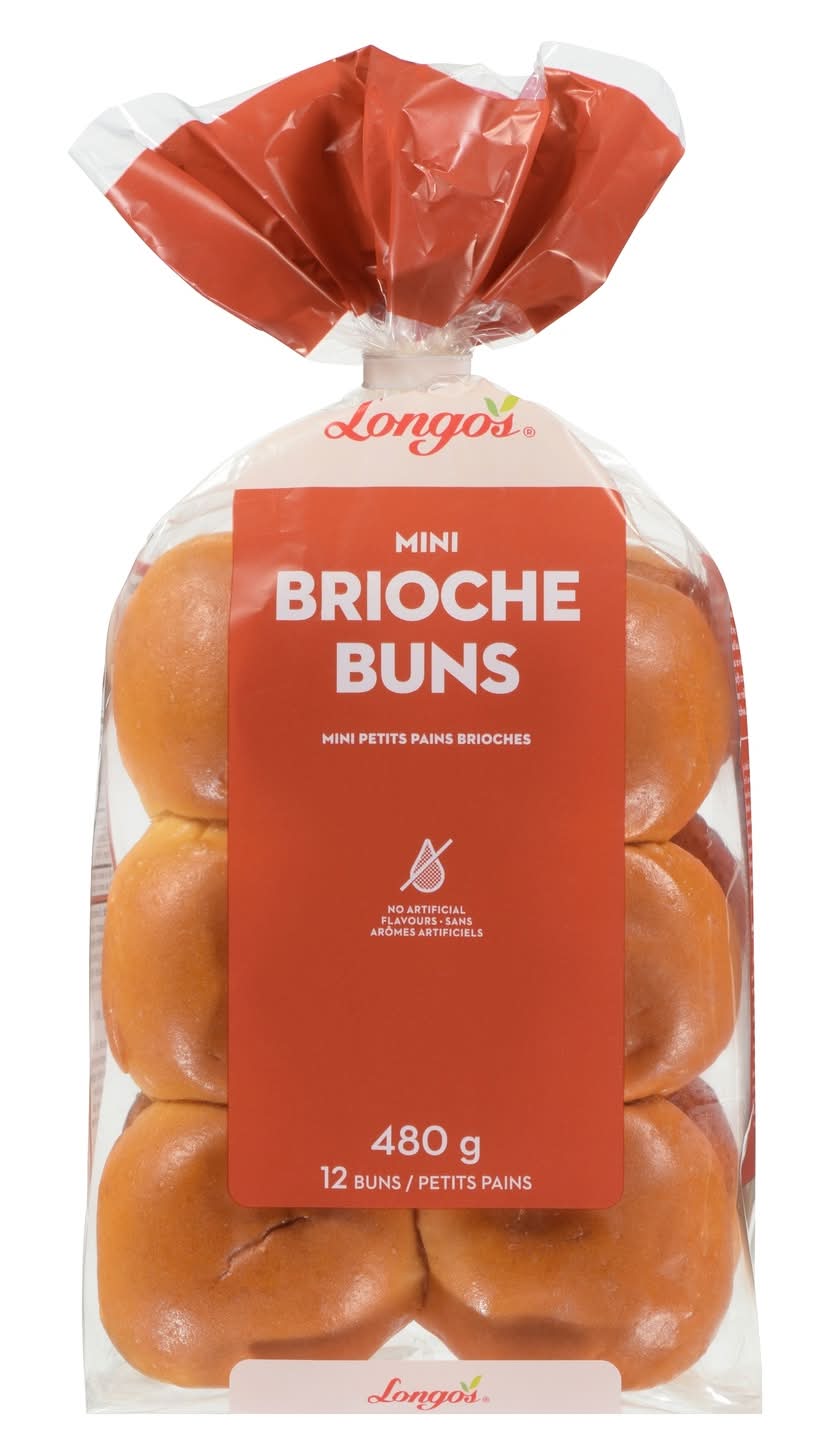 Longo's Mini Brioche Buns (480 g, 12 ct)