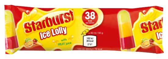 Starburst Assorted, Fruit Ice Lolly (50g)