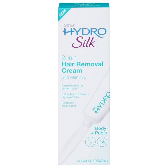 Schick Hydro Silk 2-in-1 Hair Removal Cream With Vitamin E