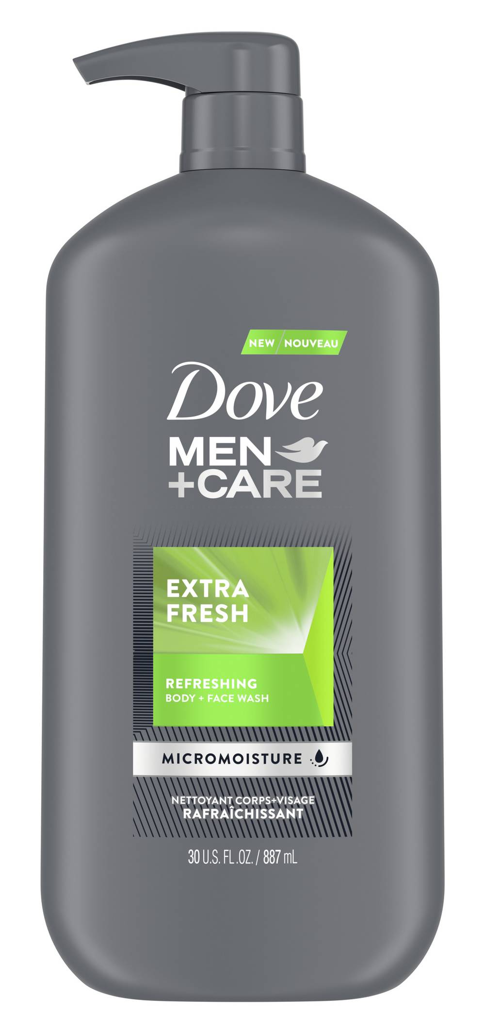 Dove Extra Fresh Body and Face Wash (30 fl oz)