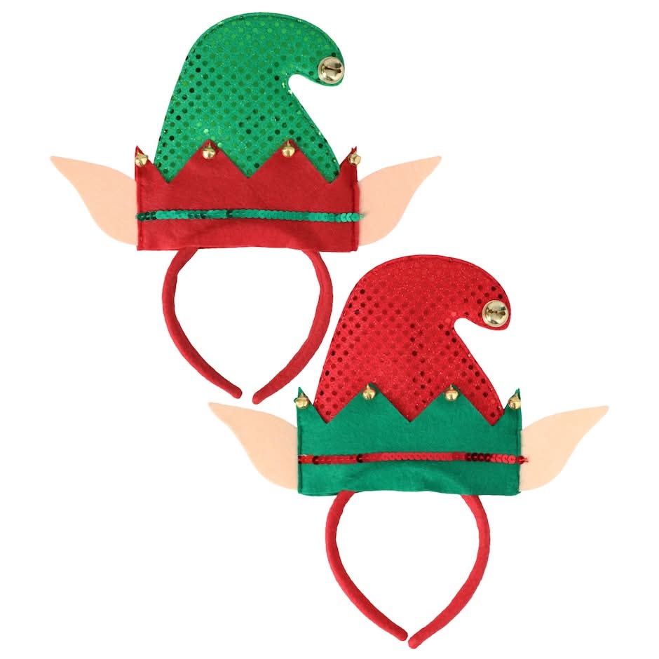 Christmas House Headbands With Bells