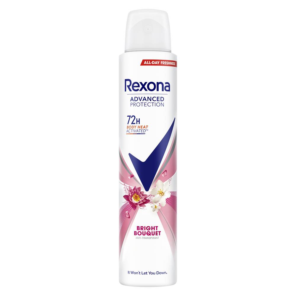 Rexona - Déodorant femme spray anti transpirant 72h (200ml)