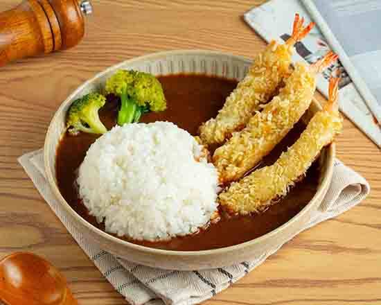 炸蝦咖喱飯