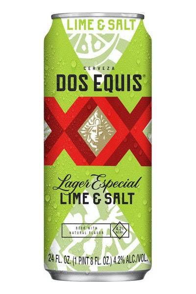 Dos Equis Lager Lime & Salt Beer (24 fl oz)