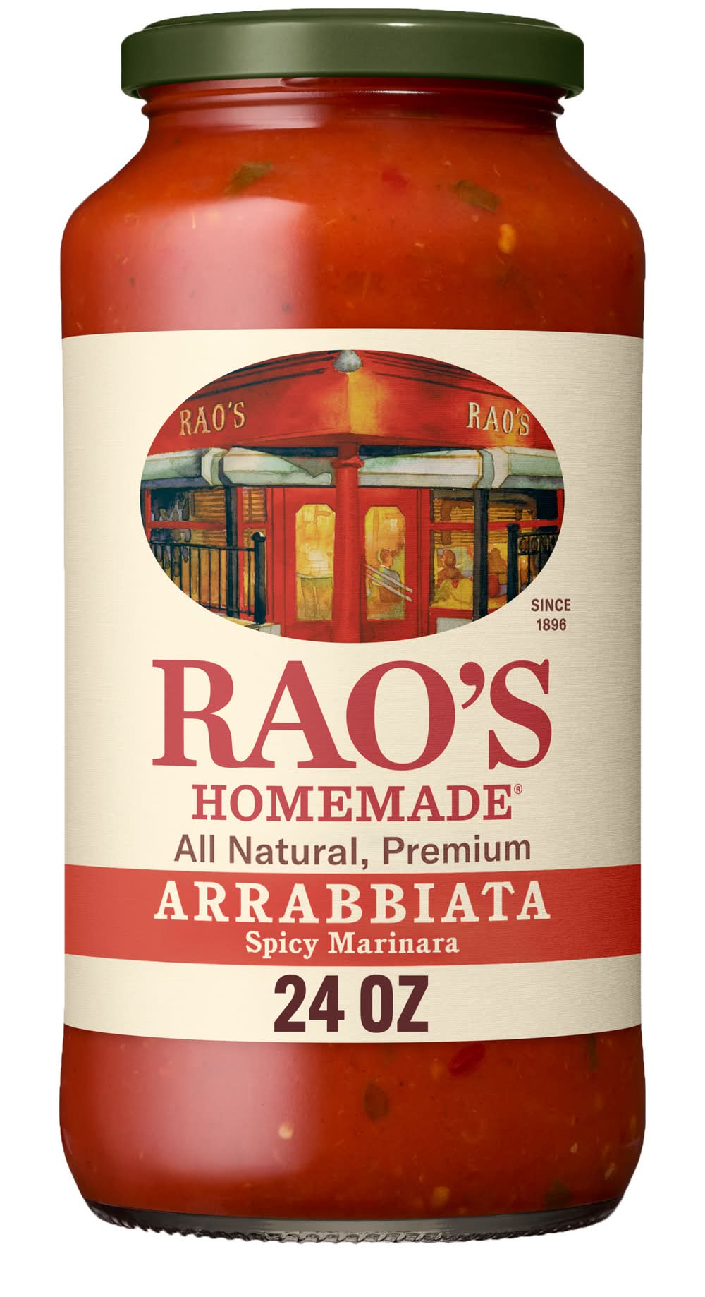 Rao's Homemade All Natural Premium Spicy Marinara Sauce, Arrabbiata (24 oz)