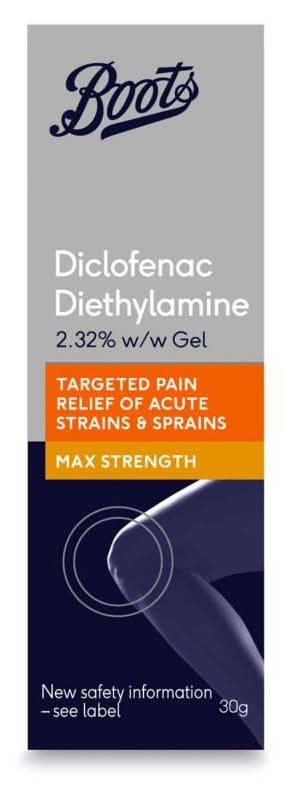 Boots Diclofenac Diethylamine 2.32% W/W Gel Pain Relief (30g)