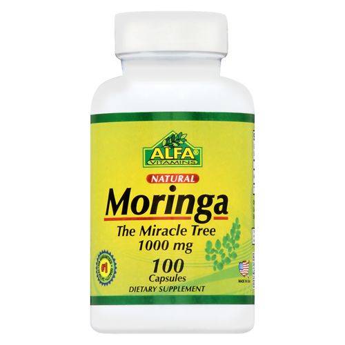 Alfa Vitamins Moringa 1000 mg Caps - 100.0 ea