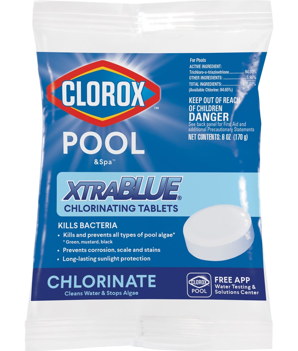 Clorox Pool and Spa XtraBlue 0.38 Pound(s) Individual 3-in Tablets Chlorine