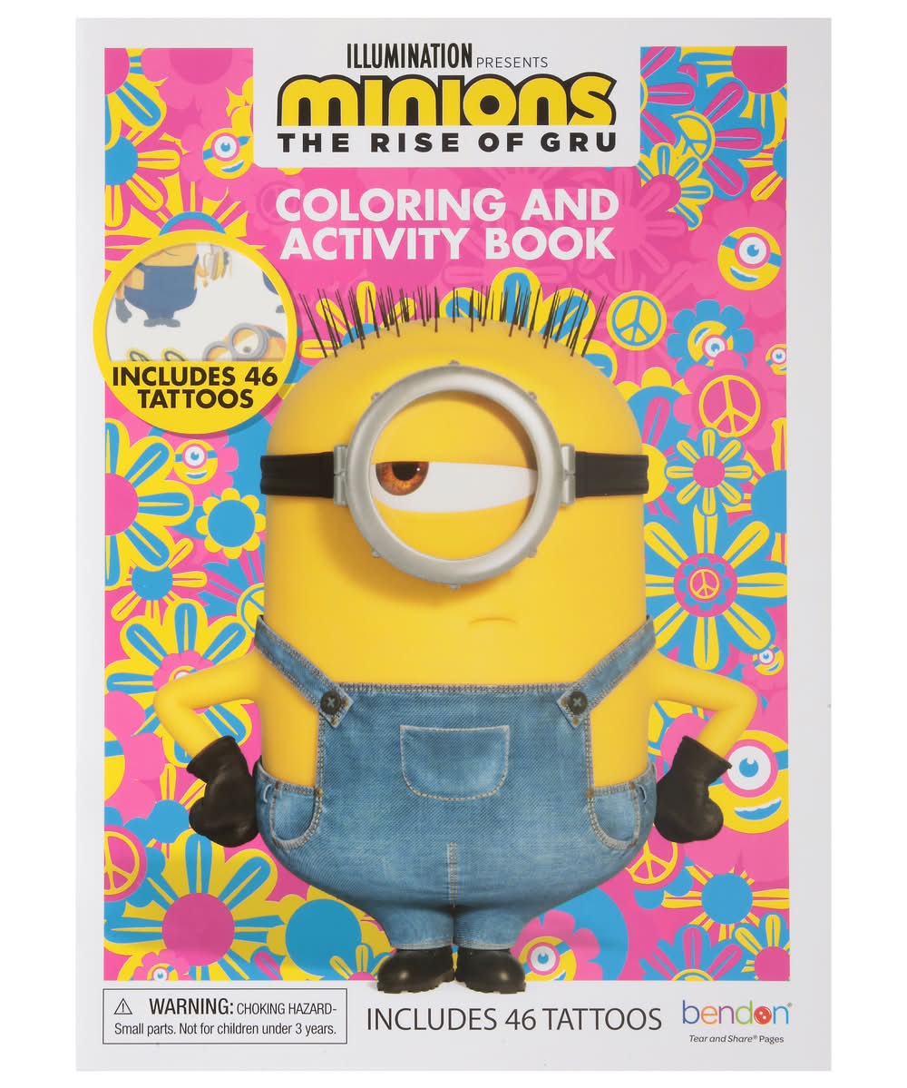 Bendon Minions Coloring Activity Book (46 ct)