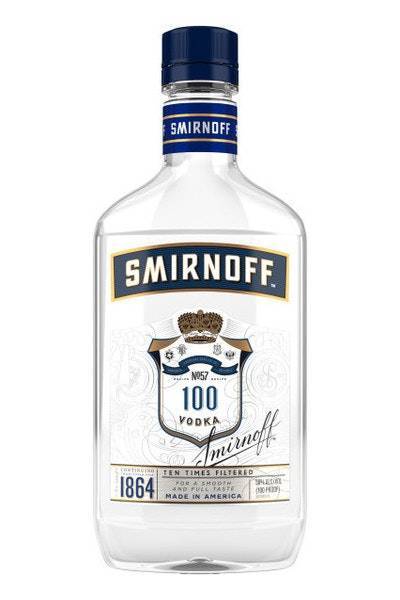 Smirnoff 100 Proof Vodka (375ml plastic bottle)