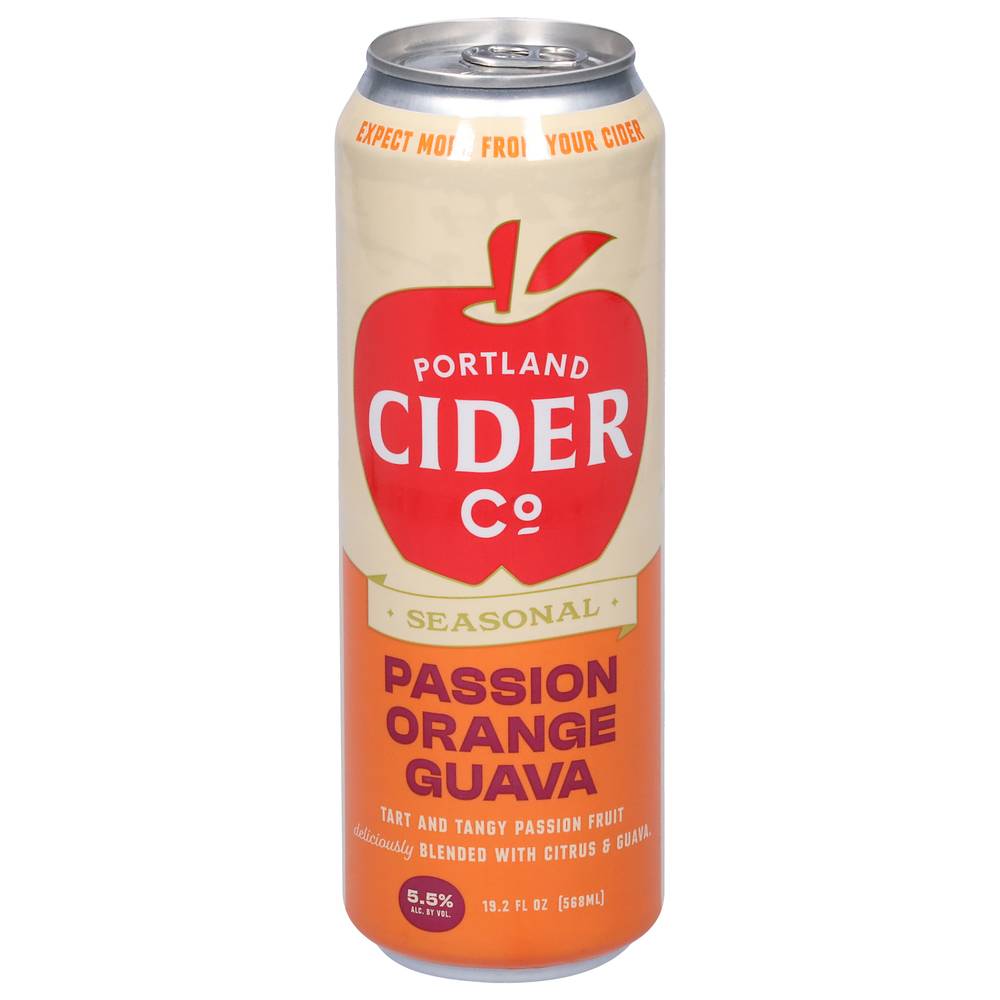 Portland Cider Passion Orange Guava Cider (19.2 fl oz)