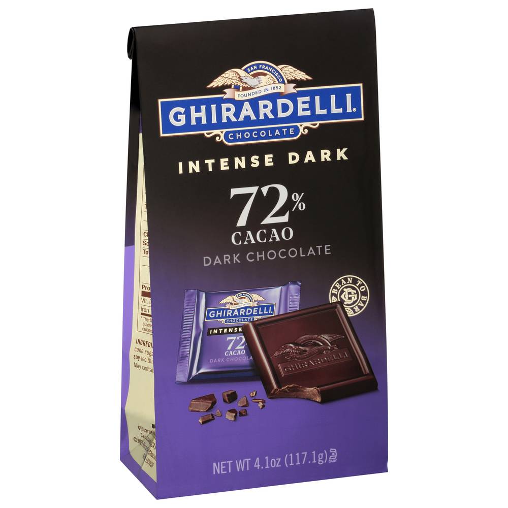 Ghirardelli Intense Dark 72% Cacao Chocolate (4.1 oz)