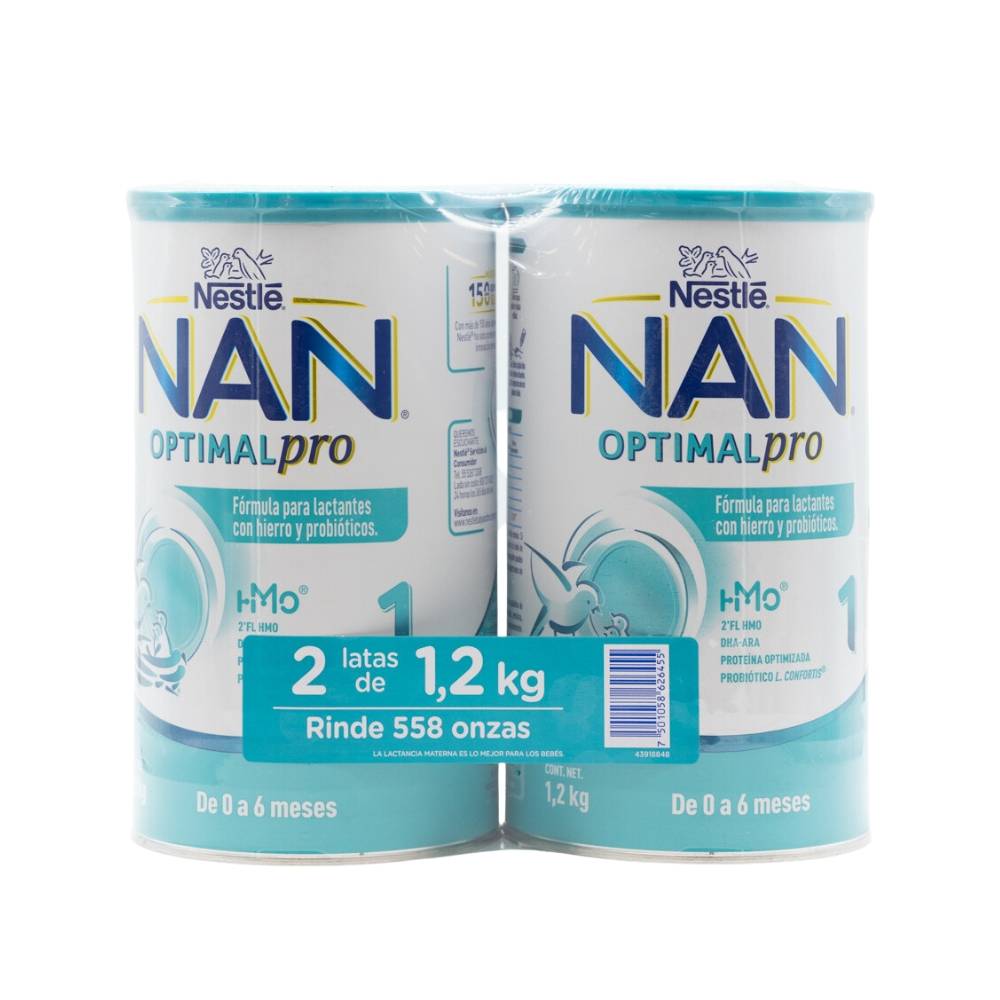 NAN · Formula láctea optimal pro etapa 1 (1,2 kg)