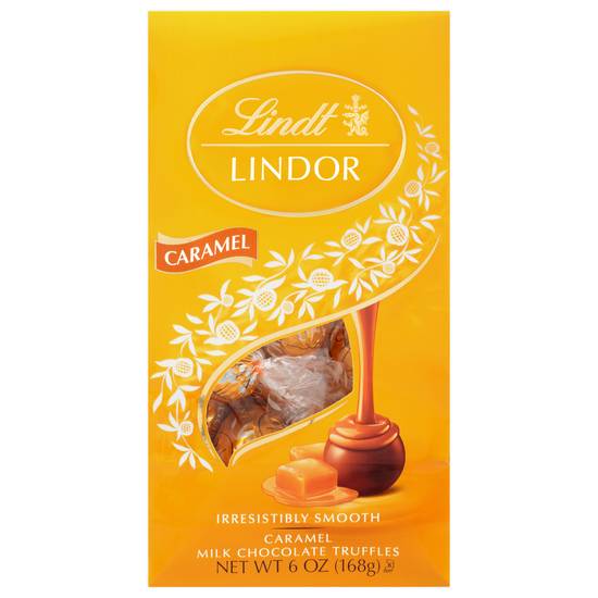 Lindt Lindor Caramel Milk Chocolate Truffles (6 oz)