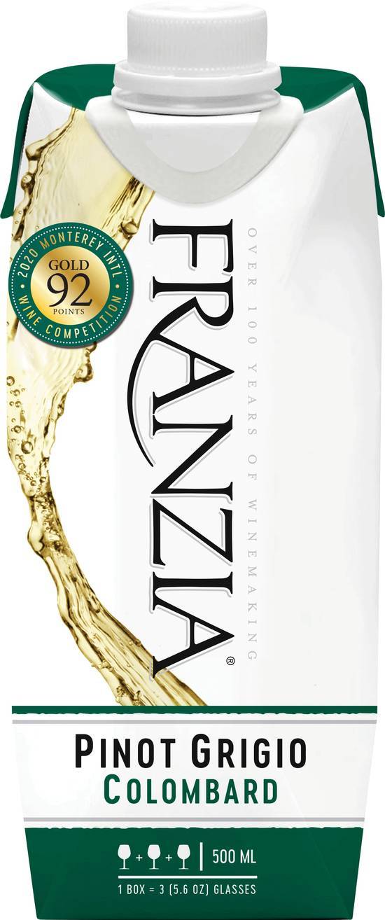 Franzia Pinot Grigio Colombard White Wine (500 ml)