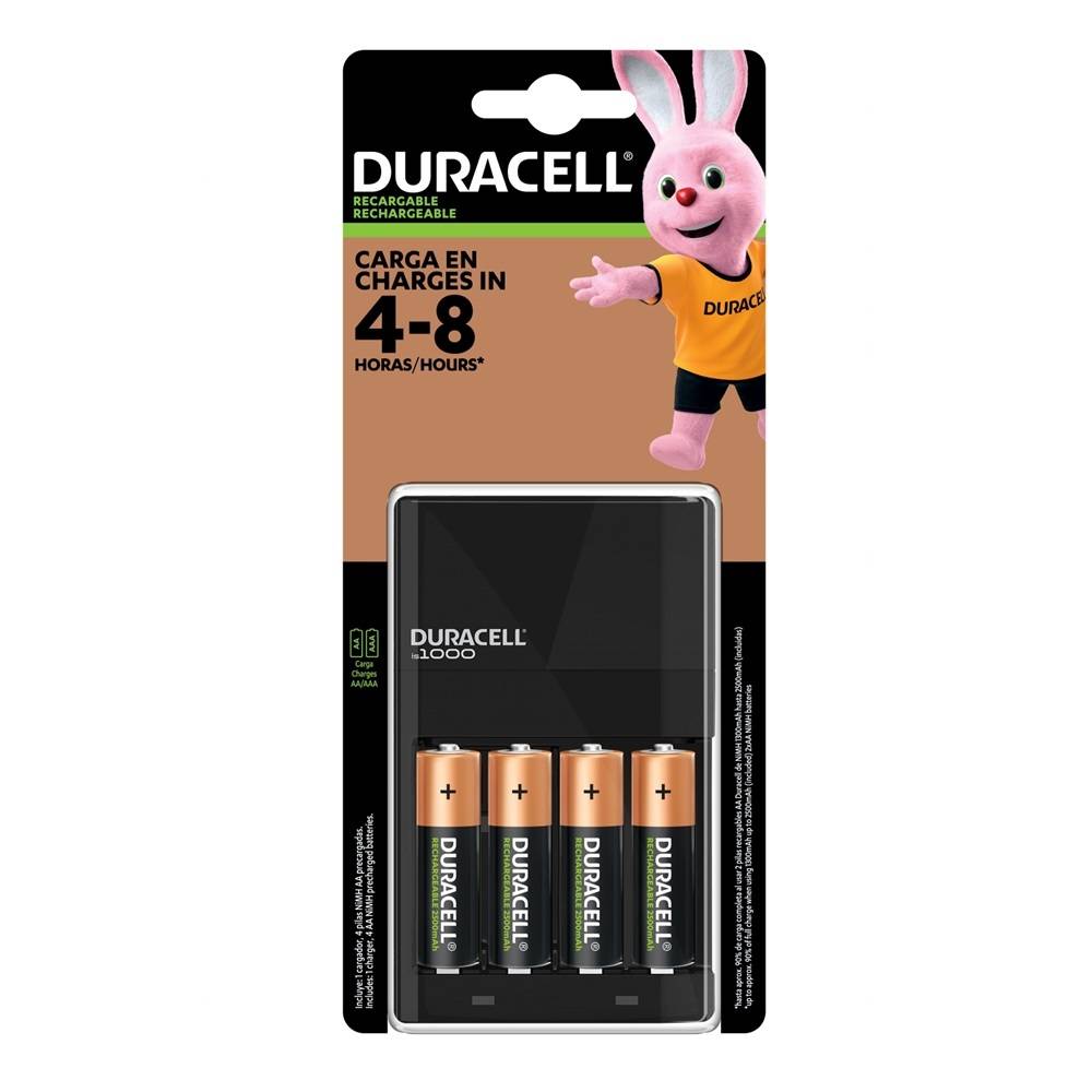 Duracell cargador con pilas aa (5 piezas)