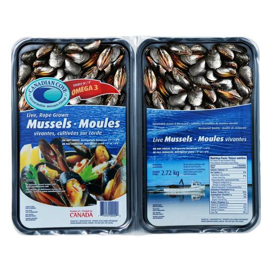 Canadian Cove · Moules d'anse canadiennes (Pack, 2.72 kg (6 lb)) - Mussels (2.72 kg)