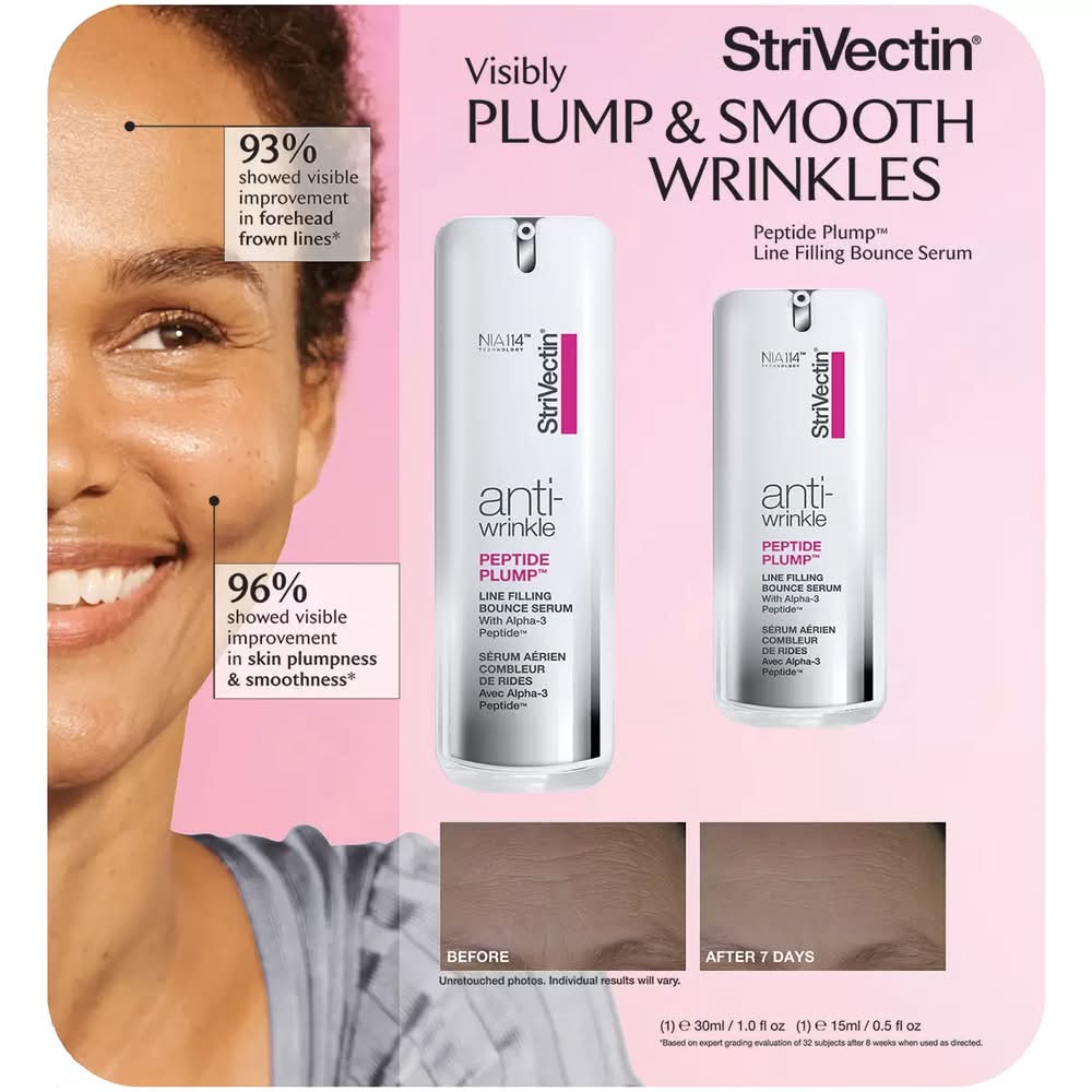 StriVectin · Anti-wrinkle sérum rellenador de arrugas peptide plump (2 un)