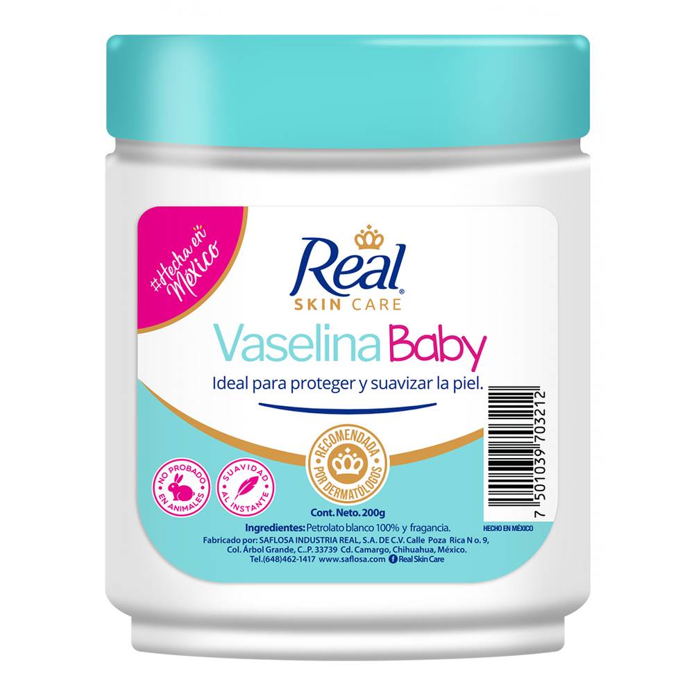 Real skin care vaselina baby (tarro 200 g)