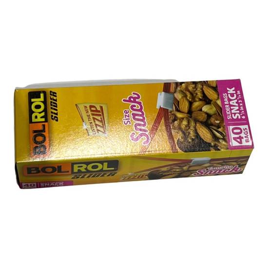 Bolrol Slider Snack Size Bags (40 bags)