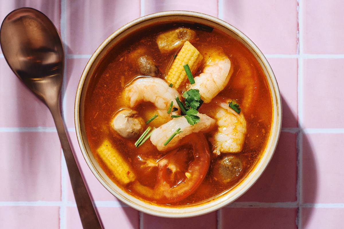 🍤Tom Yam Kung🍤 (soupe citronnelle crevette)