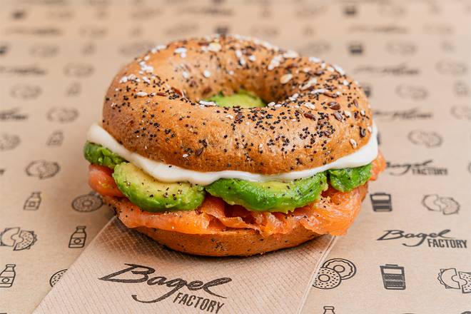 Salmon & Avocado Bagel