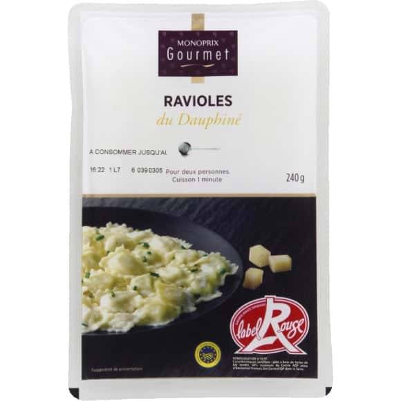 Monoprix Gourmet Ravioles Du Dauphiné La Barquette De 240G