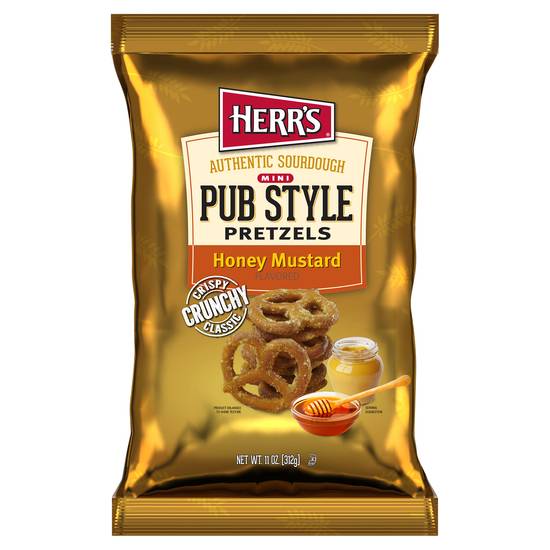 Herr's Pub Style Honey Mustard Mini Pretzels