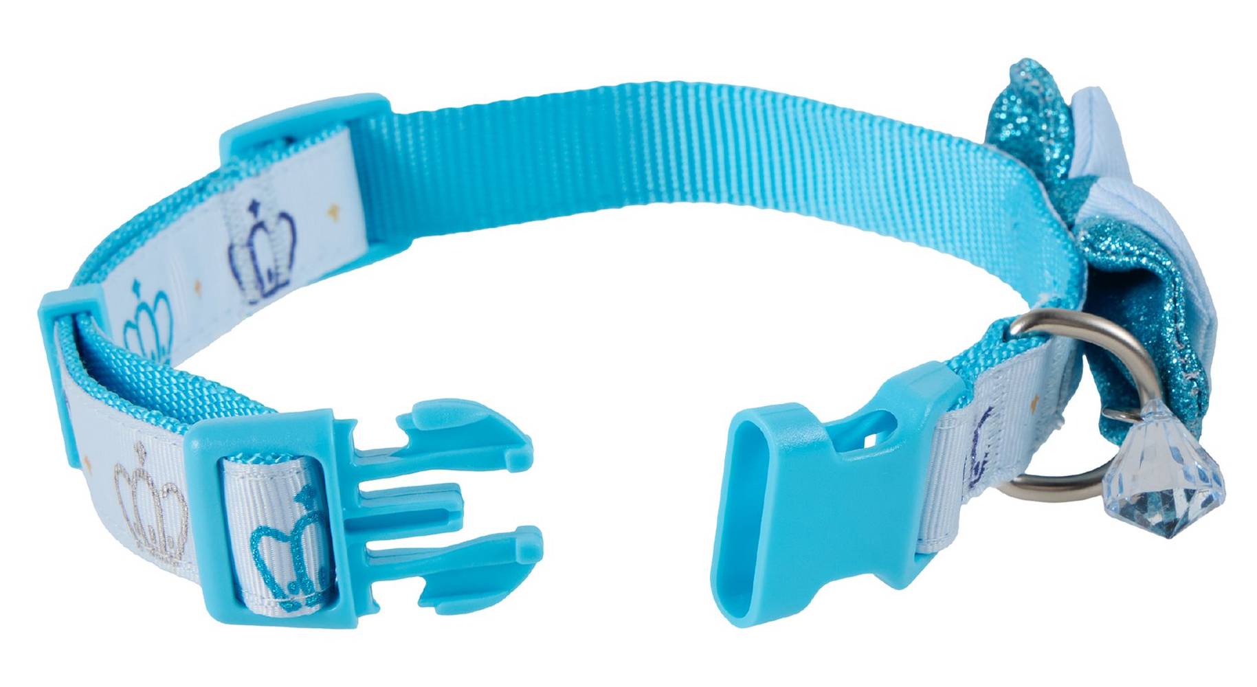 Top Paw® Blue Prince Dog Collar (Color: Blue, Size: X Small)