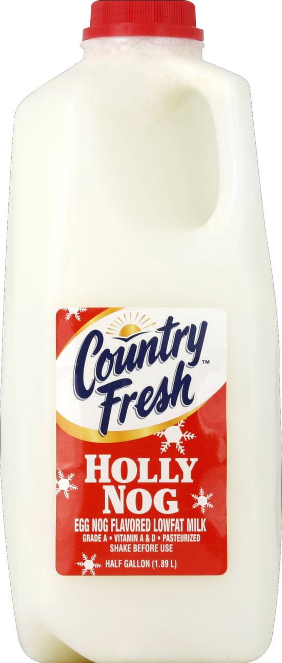 Egg Nog Plastic Half Gallon - Country Fresh® Dairy