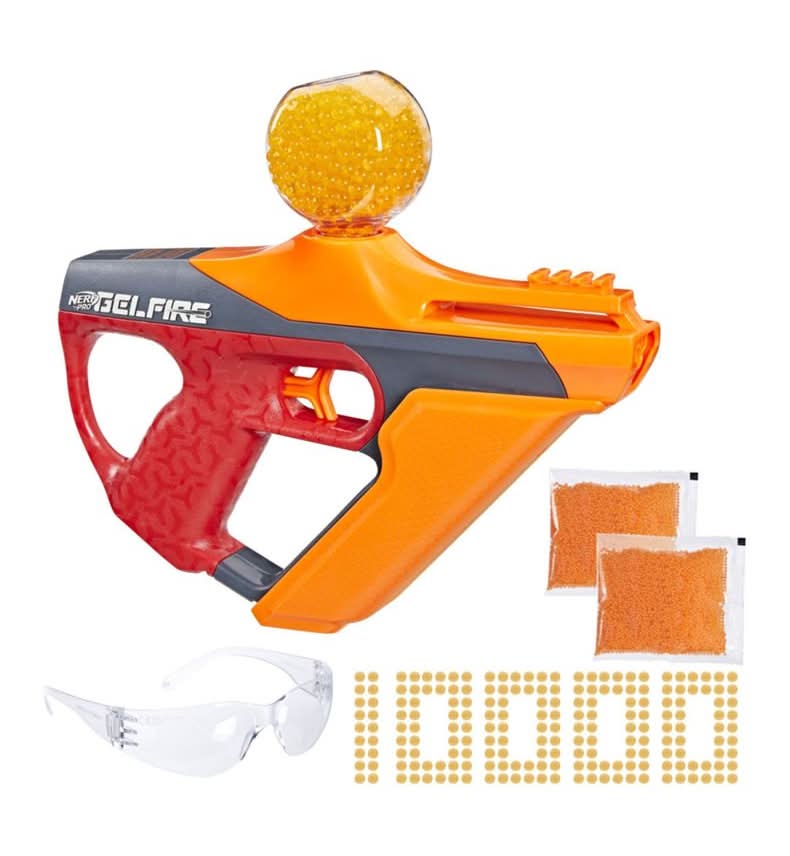 Nerf · Pistola de juguete dispara gelfire uproar