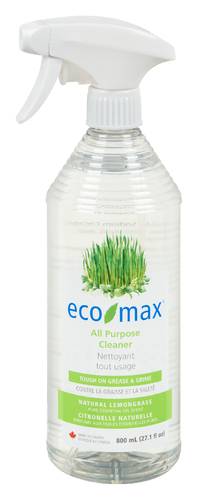 Eco-Max Nettoyant À La Citronnelle Tout Usage 800 Ml / Eco-Max lemongrass all purpose Cleaner 800 ml