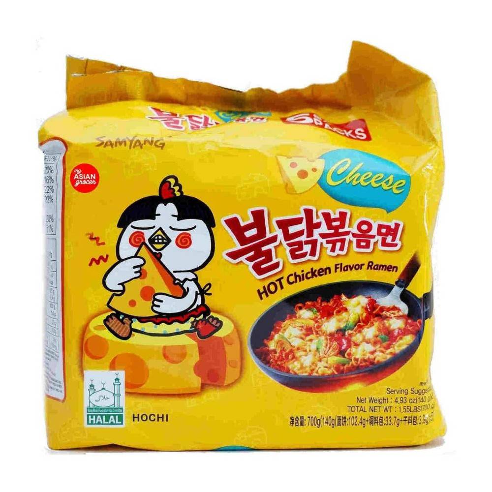 Samyang Buldak Cheese Spicy Chicken Ramen (4.6 oz)