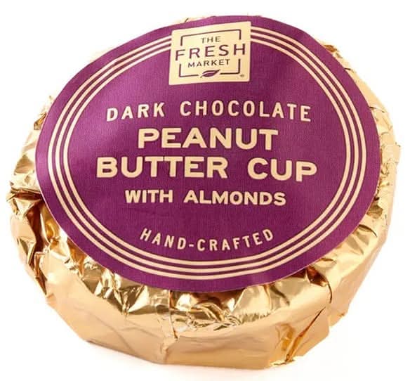 The Fresh Market Dark Chocolate Almond Peanut Butter Cup