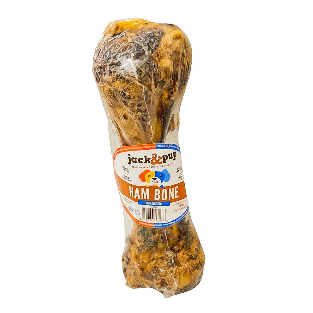 Jack&Pup Single Ham Bone Dog Treats (0.5 lbs)