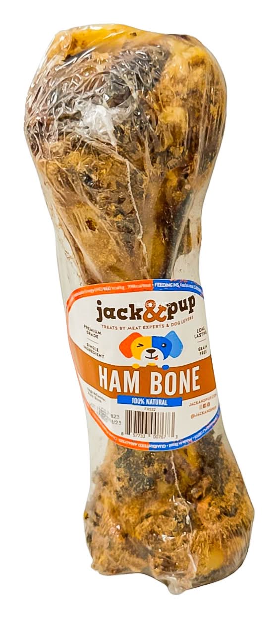 Jack&Pup Single Ham Bone Dog Treats (0.5 lbs)