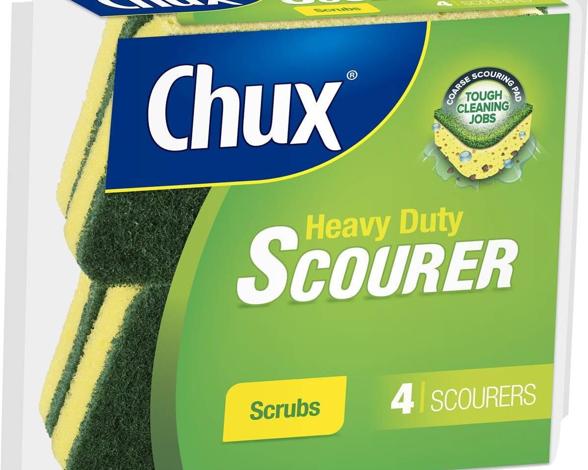 Chux Heavy Duty Scourer Scrub 4pk
