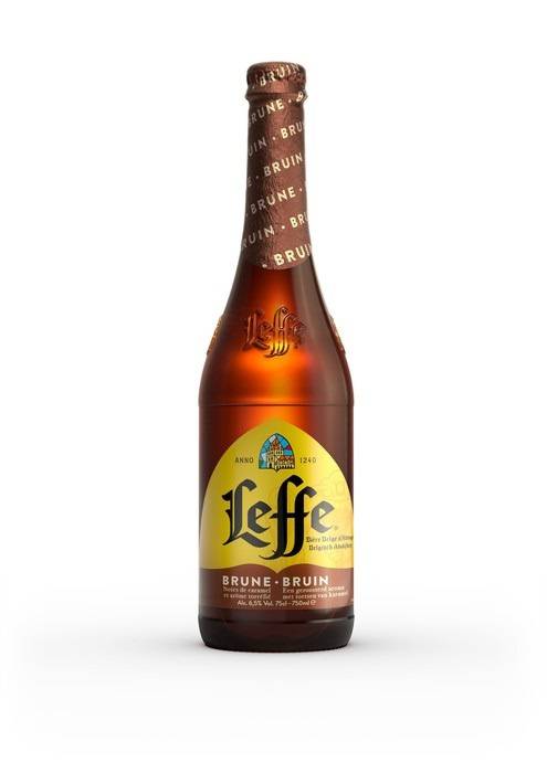 Leffe - Bière brune d'abbaye belge (750 ml)