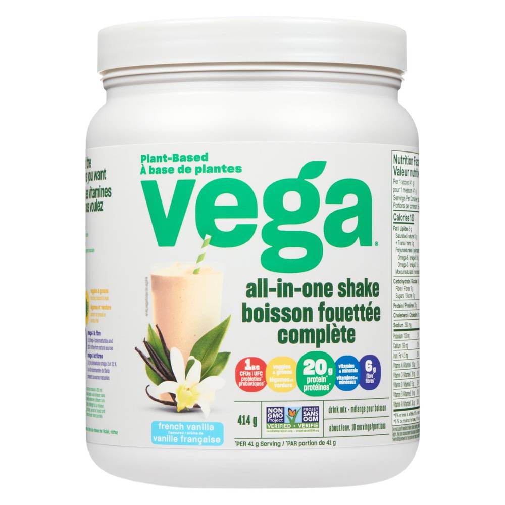 Vega French Vanilla Flavoured Nutritional Shake (425 g)