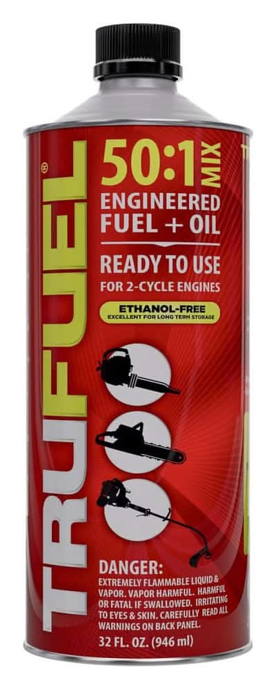 Trufuel 2-Cycle 50:1 Pre-Mixed Fuel And Oil 32 Oz. (1-Pack)