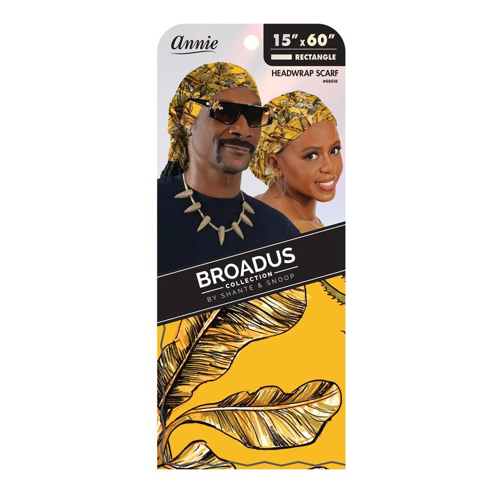 Broadus Collection Headwrap Scarf, Golden Tropics, 60 In. X 15 In.