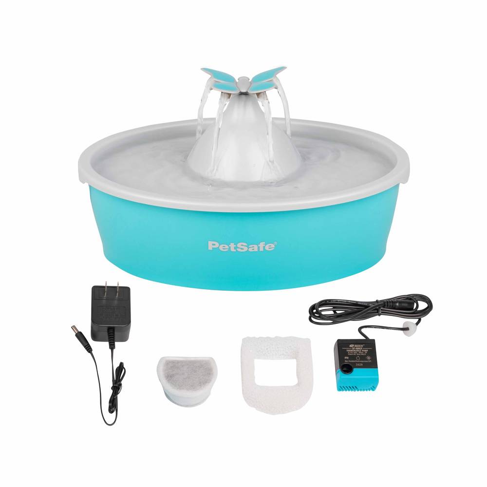 PetSafe Drinkwell Butterfly Cat and Dog Water Fountain